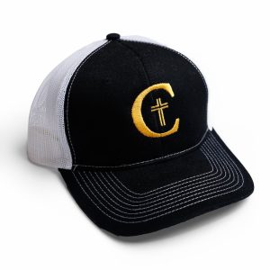 Black Trucker Baseball Cap