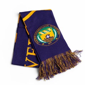 Purple and Gold Scarf