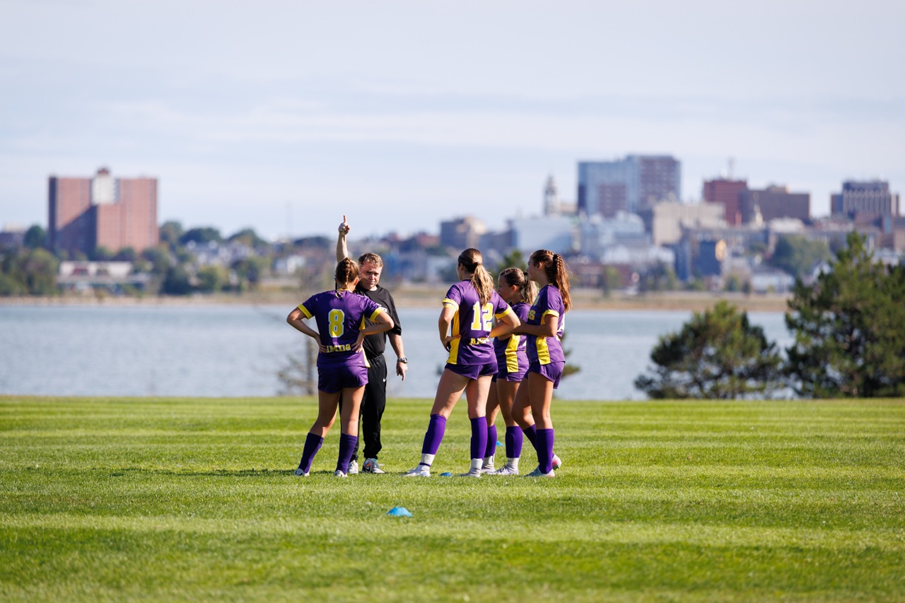 girls soccer city background Large