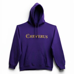 紫色连帽运动衫