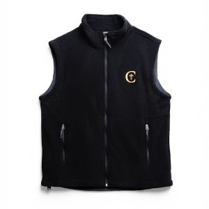 M's Black Fleece Vest